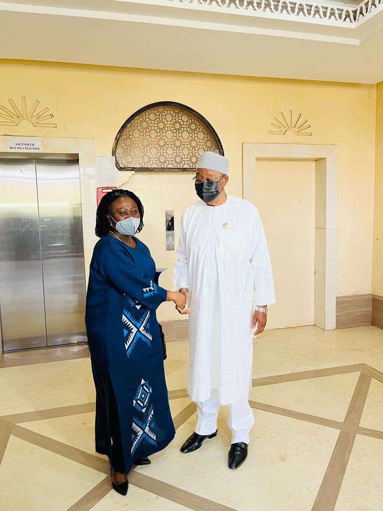 pobee_martha's tweet photo. During my visit to #Chad, I encouraged all Chadians to participate in inclusive dialogue as part of the political transition process leading to sustainable peace. https://t.co/4FfeCYBbWo