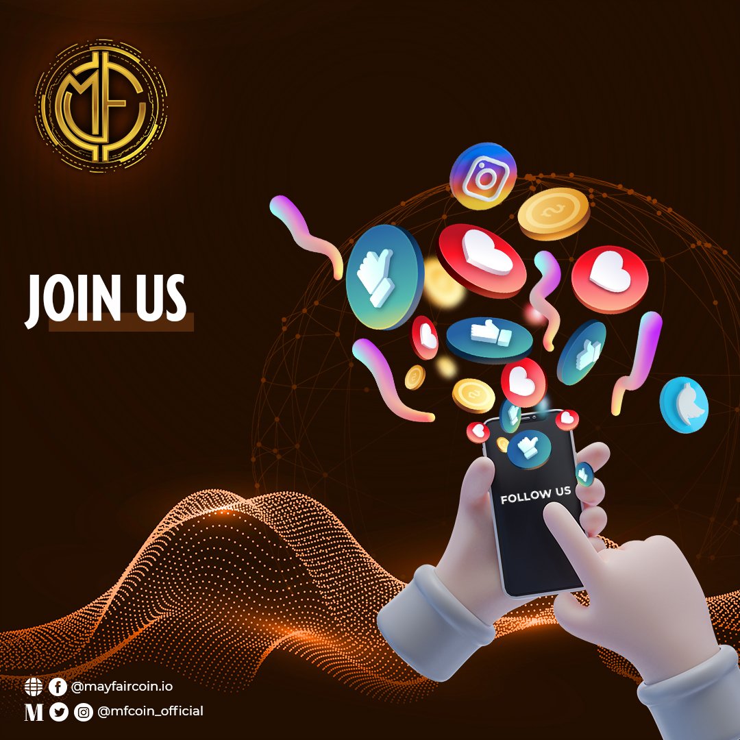 MFCoin_Official's tweet photo. Stay informed with all the buzz in the blockchain world. 

Follow the links below to stay connected as we build something exciting for you !

Twitter - @mfcoin_official
Facebook - https://t.co/y79dFFEOHk
Website - https://t.co/fLDK5KuND9 

#mfc #mfccoin #mfcico #mayfairicoin https://t.co/LK6ZNZRTTL