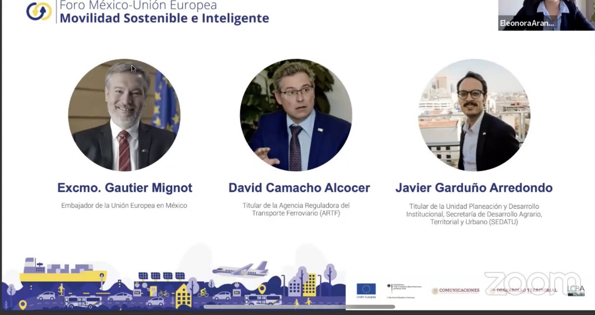 UEenMexico's tweet photo. 🔴 #AHORA | Inicia el “Foro 🇪🇺🇲🇽 #MovilidadSostenible e Inteligente”.

Sigue la transmisión en vivo:
https://t.co/e91QkEUuN2 https://t.co/A9EwtJZ7YK