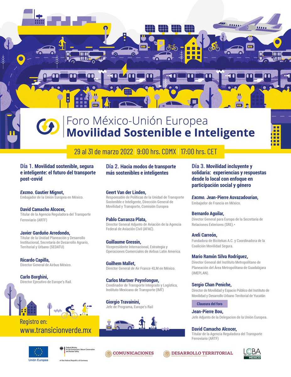 UEenMexico's tweet photo. 🔴 #AHORA | Inicia el “Foro 🇪🇺🇲🇽 #MovilidadSostenible e Inteligente”.

Sigue la transmisión en vivo:
https://t.co/e91QkEUuN2 https://t.co/A9EwtJZ7YK