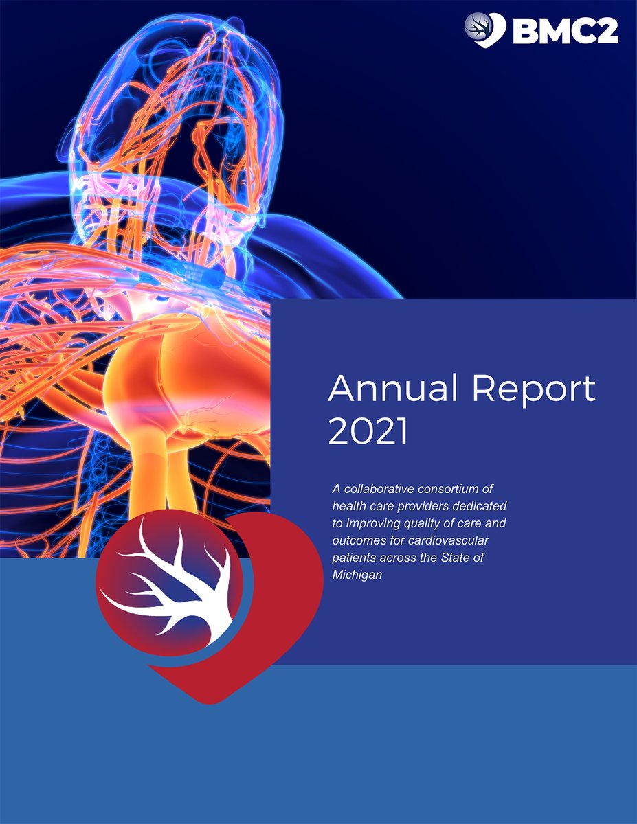 Our inaugural public annual report is here! We’re excited to share this snapshot of the #QualityImprovement achievements in #cardiovascular care across the consortium. All translate to improved quality of care &amp; outcomes for patients across Michigan. bit.ly/36QmdwC