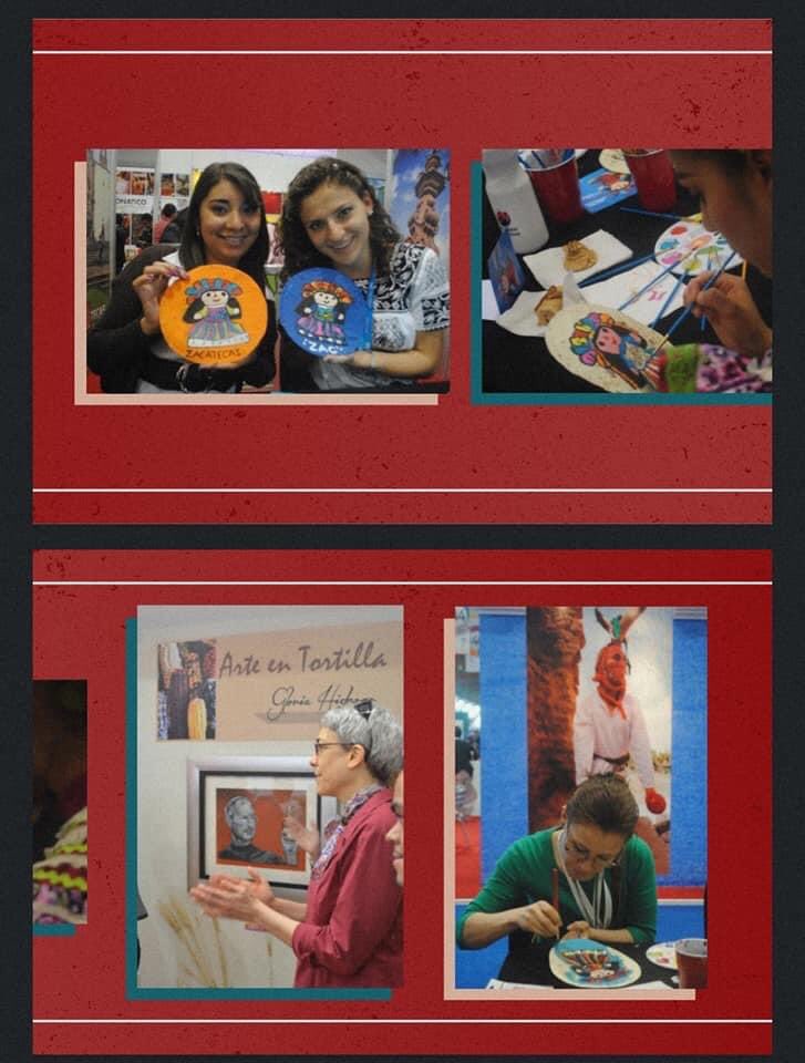 Taller de pintura 
“EL ARTE EN TORTILLA”

La obra de Gloria Hidrogo, es sobre tortilla, una técnica única que somete a este alimento de maíz.

Este 30 de marzo
de 15 a 17hrs
<a href="/zicatelarex/">ZICATELAREX</a> 
42 Rue Poissonnière, 75002 
Entrada libre, reservación obligatoria 
📧 colibricb@yahoo.fr