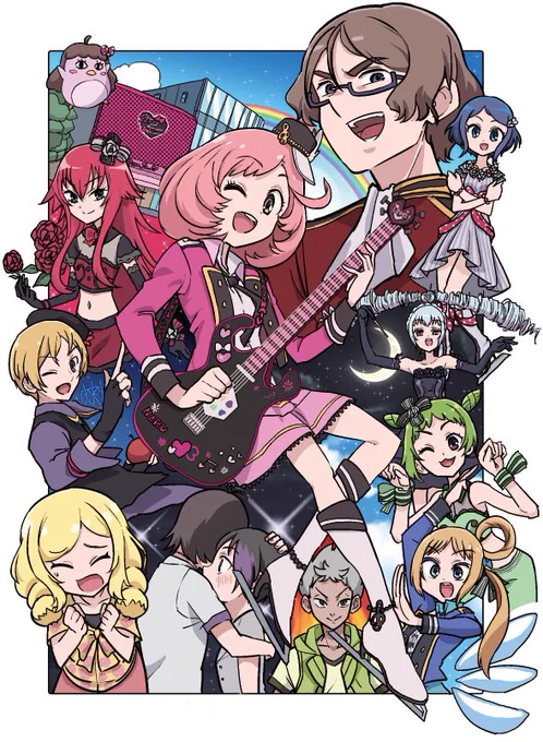 プリティーリズム・レインボーライブ8周年おめでとうございます。この作品に、あなたに出会えてほんとうによかった🌈これは7周年合同の時にがんばって描いたイラスト💪 
