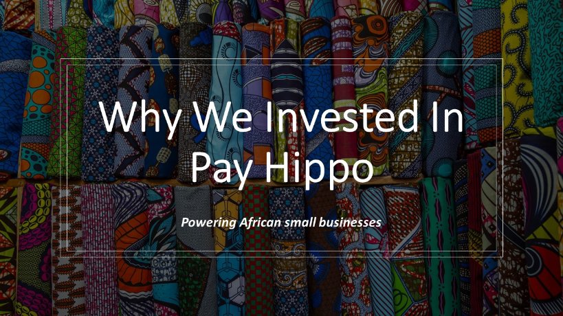 HealthCapAfrica's tweet photo. Easy, convenient access to credit means businesses not just in Nigeria, but across Africa can obtain loans, become more profitable, employ more people, pay more taxes, and lift more people out of poverty. 

#FDHIC #WhyWeInvest #PortfolioSpotlight #PayHippo https://t.co/32UCf6j3mP