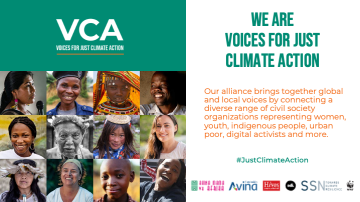 WeAreVCA's tweet photo. Welcome to Voices for #JustClimateAction. We'll be posting on #climatejustice, #climatesolutions. For more info visit https://t.co/evs1D5ADj6 https://t.co/iNraSDy3pT