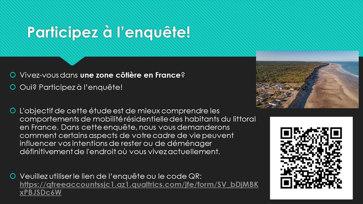 R3Rivages's tweet photo. Réseau RIVAGES : 
Résidents du littoral, répondez à l'enquête !
 (une étude menée par Sem Duijndam (https://t.co/bbDcPROvB7), doctorant en économie à l’université Vu-Amsterdam) https://t.co/2B2tRLtdm3