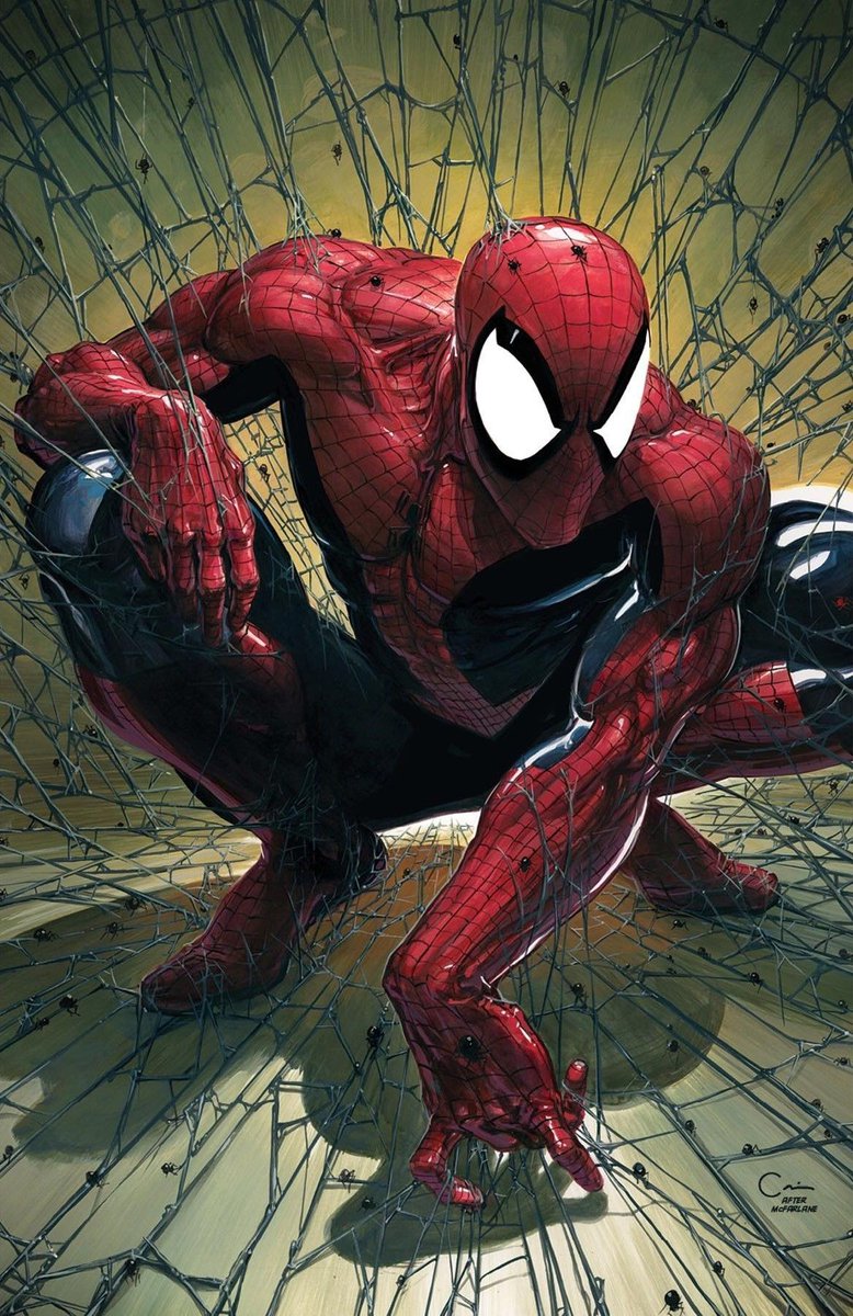 theaginggeek's tweet photo. Spider-Man by @Clayton_Crain 
(after @Todd_McFarlane )
#SpiderMan https://t.co/Mws4SYwAoi