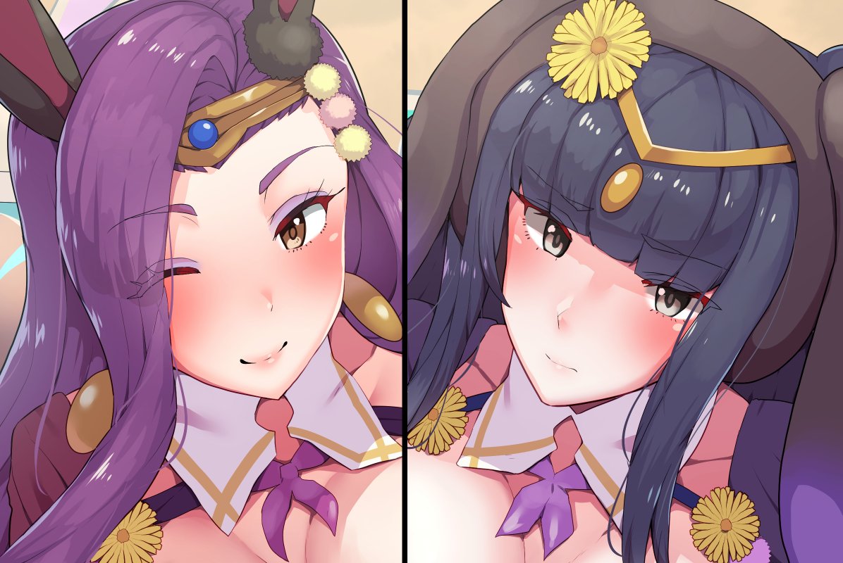 #今月描いた絵を晒そう pixiv、ニジエ公開ぶんも4種描けました。 