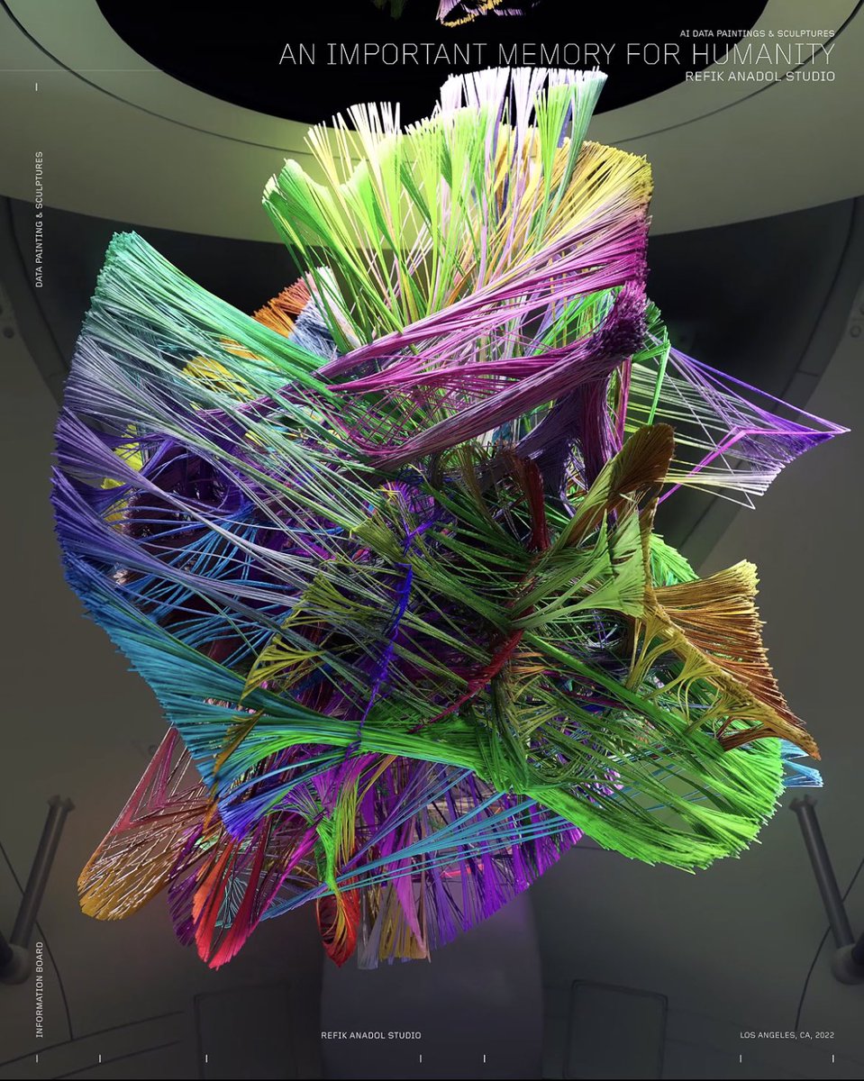 refikanadol's tweet image. Super excited to be here at MIT for @techreview EmTech — MIT Technology Review with amazing AI community. Will be sharing our studio’s journey today on the physical stage with many heroes and pioneers! #EmTechDigital