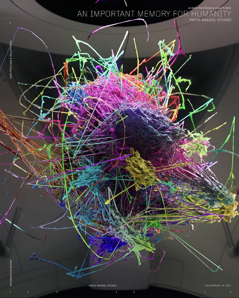 refikanadol's tweet image. Super excited to be here at MIT for @techreview EmTech — MIT Technology Review with amazing AI community. Will be sharing our studio’s journey today on the physical stage with many heroes and pioneers! #EmTechDigital