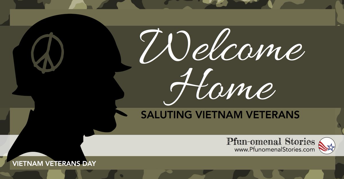 Pfunomenal's tweet photo. #VietnamVeteransDay is another opportunity to say #WelcomeHome and #ThankYou #Veterans for your service. https://t.co/DczkBe4AGn