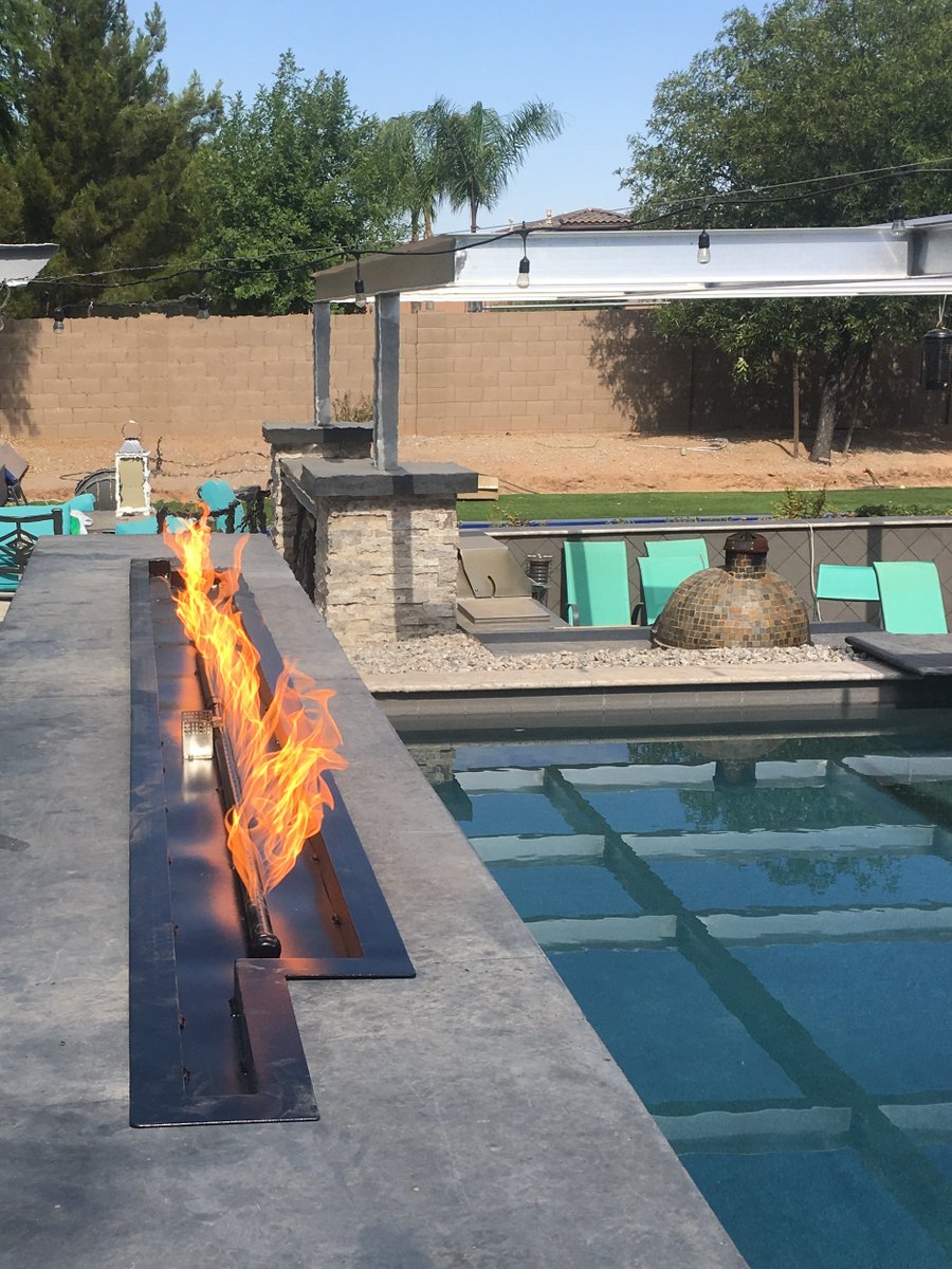 AZBackyard's tweet photo. We design custom fire features for residential or commercial use. Learn more here &amp; see what AZ Backyard Custom can do for you: https://t.co/5KLVZZKZRU #metaldecor #azbackyardcustom #firefeatures https://t.co/zhBsVextbC