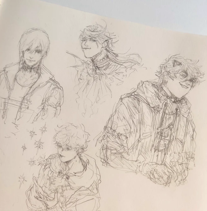 Trying to get back into drawing, but drawing on screen for too long still make me slightly nauseous 

Some nijien bois 