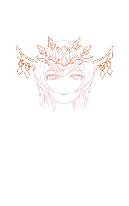 今日はここまで描いた
顔あんまり似てないから修正しないと 