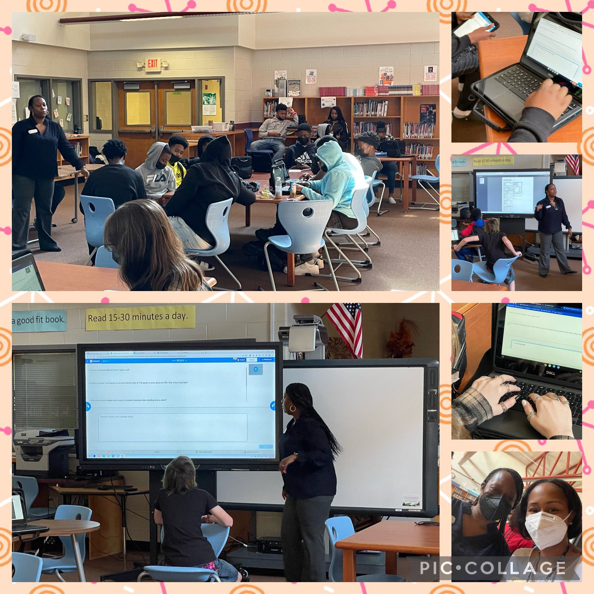 Ms. Walker did an amazing job explaining to @VMMS_Generals 8th grade students how to become College & Career Ready @ccr_newton using @nearpod and @LearnPromethean #ncssbethebest #ncsst4t #learnpromethean.