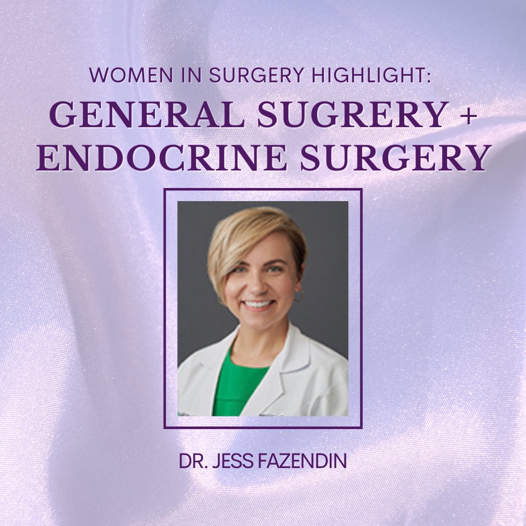Check out our newest Highlight Video featuring Dr. Fazendin! 🎉 We are so thankful for her continued support in helping our students gain insight into the world of surgery. You can watch the video at the link in our bio, featuring our very own <a href="/KEGlasgow/">Katie Glasgow</a> as the interviewer!