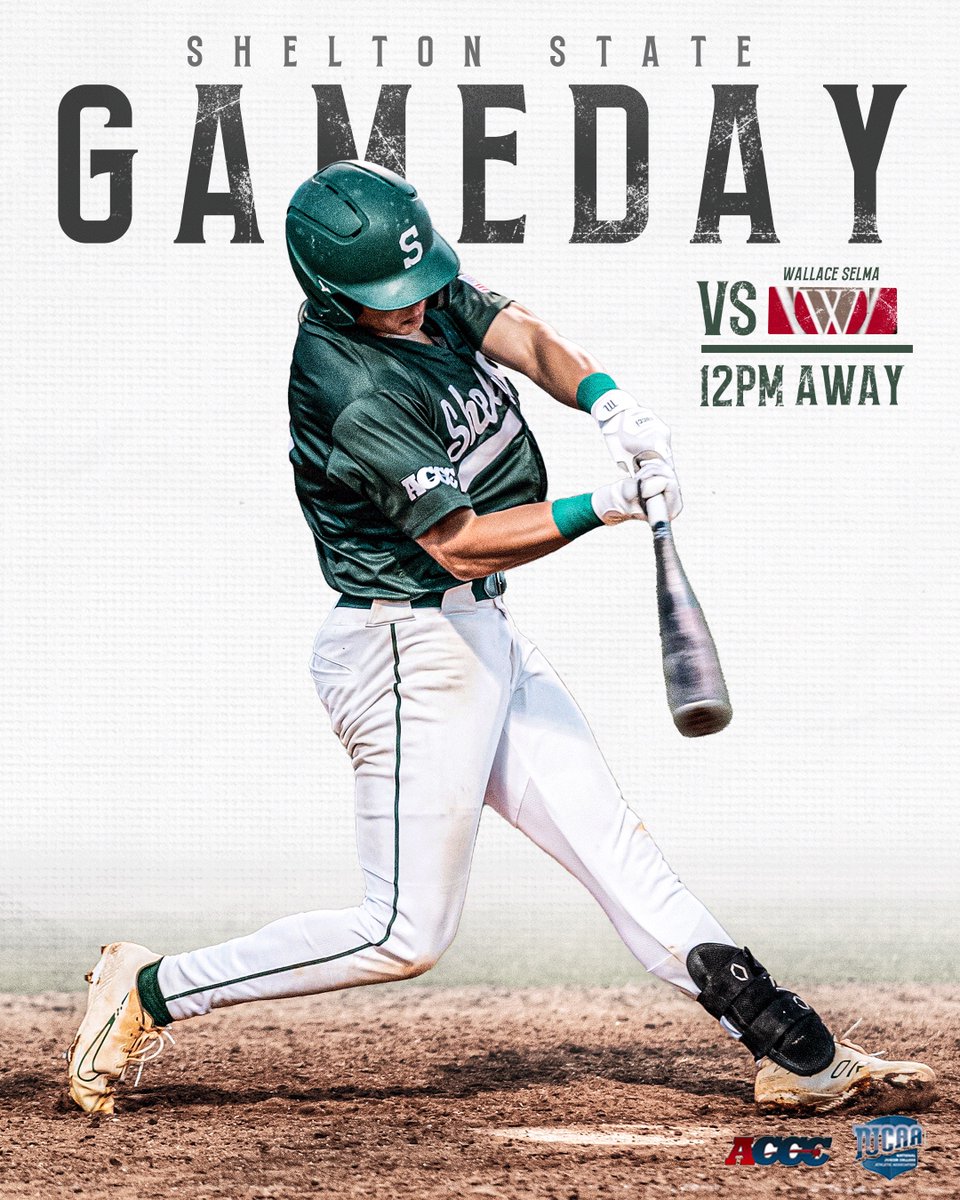 It’s GAMEDAY! Shelton State Baseball plays at Wallace - Selma today at noon.  Go Bucs!