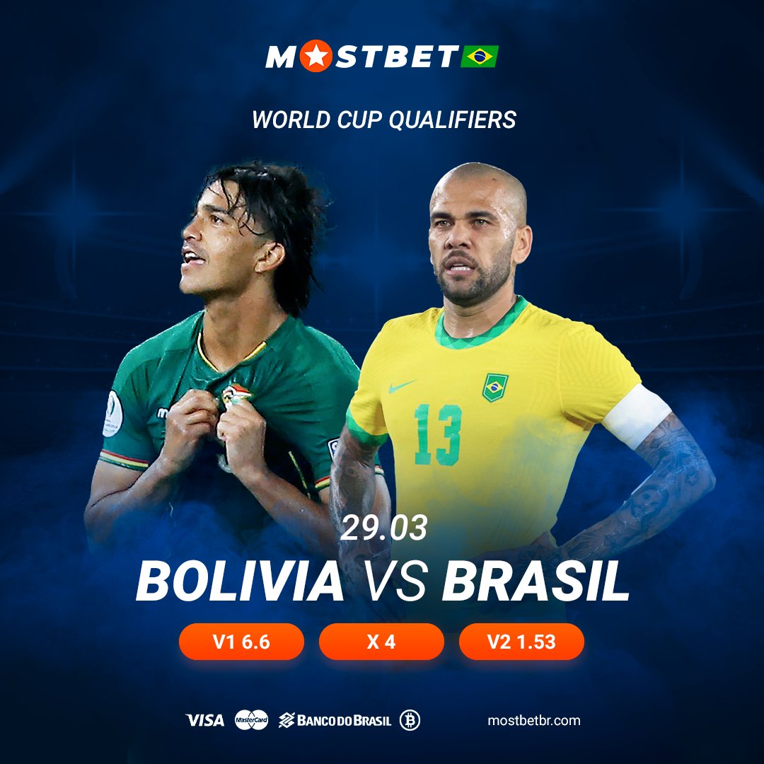 Aposte no jogo de hoje e ganhe conosco!! 💰💰💰 🔥🔥

⚽ #Bolivia vs #Brasil
#wc #qualifiers #2022

🤑Por tempo limitado: cupom TOTTIBR ao se cadastrar para receber um bônus imbatível!

Aposte com as melhores odds e receba até 1700 reais de bônus. 👉💰 (mostbetbr1.site)