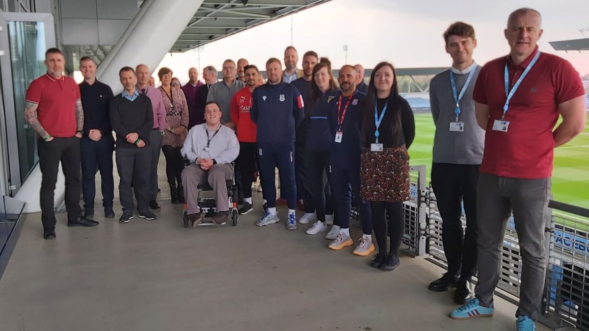 kickitout's tweet photo. We've been in Manchester today delivering more antisemitism workshops to clubs and FAs. 

Thanks to @LordJohnMann and @daverich1 from @CST_UK for their support in delivering the sessions 👊🏽 https://t.co/7HXdvLmRk6