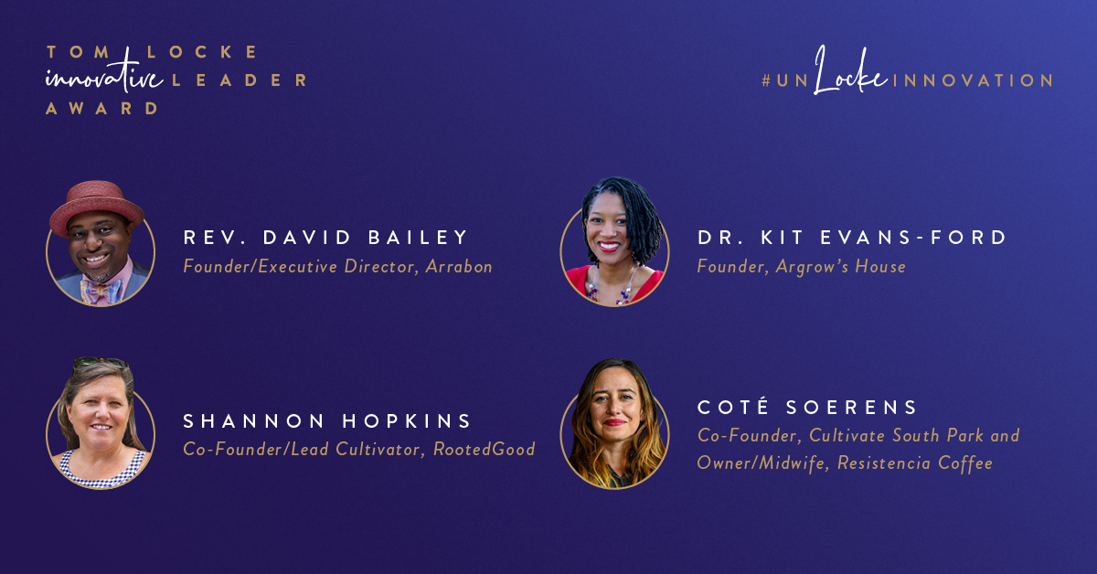 wesleyanimpact's tweet photo. We are pleased to announce the recipients of the 2022 Tom Locke Innovative Leader Award, four courageous spiritual entrepreneurs who exemplify innovative spiritual leadership and missionally driven entrepreneurship. #UnLockeInnovation https://t.co/4nIVnxlmkC https://t.co/wGABwHSGHA