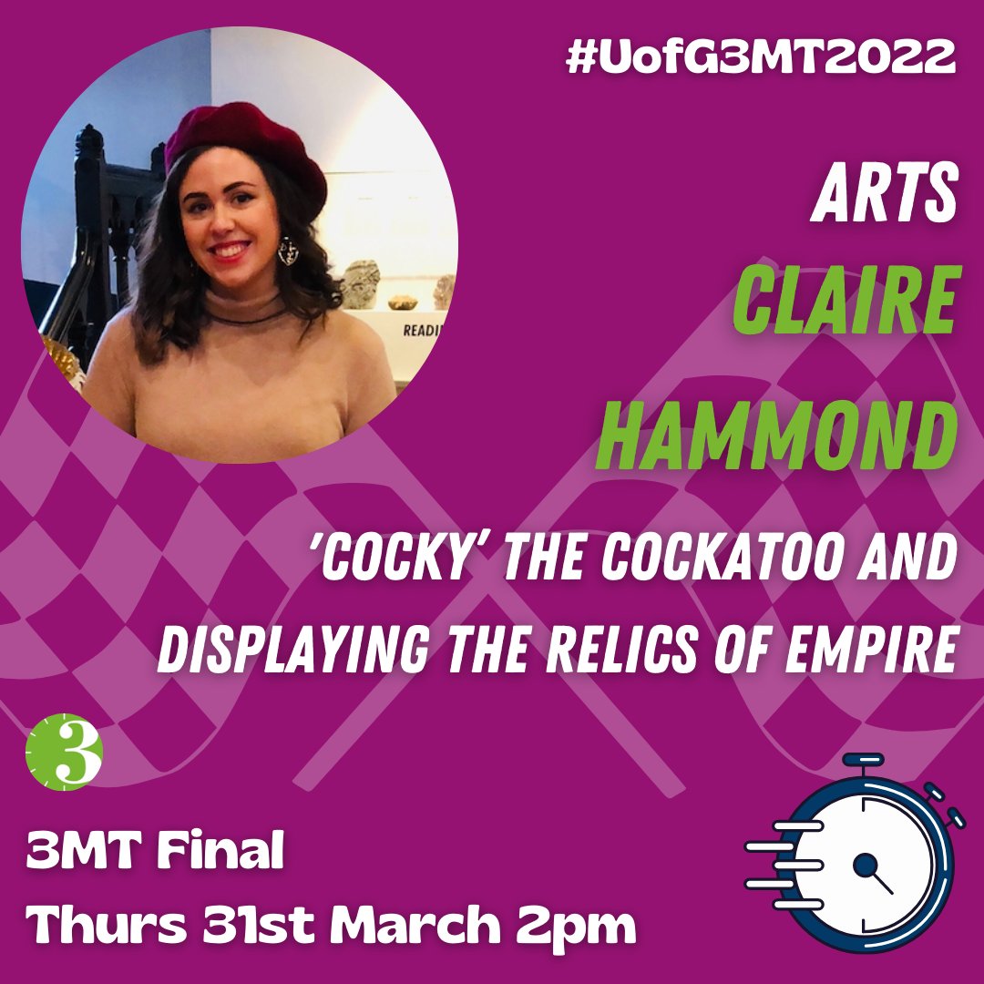 Introducing the Finalists (5) 🏁

The #UofG3MT2022 final is TOMORROW so we're introducing the rest of our line-up! Opening the second half of the competition are Denanjalee Gunaratne (<a href="/Denanjalee/">Denanjalee Gunaratne</a>, <a href="/UofGSocSci/">UofG Social Sciences</a>, <a href="/UofGAsbs/">UofG ASBS uofgasbs.bsky.social</a>) and Claire Hammond (@UofGArts, <a href="/UofGHumanities/">UofG Humanities</a>) 💜⏱️