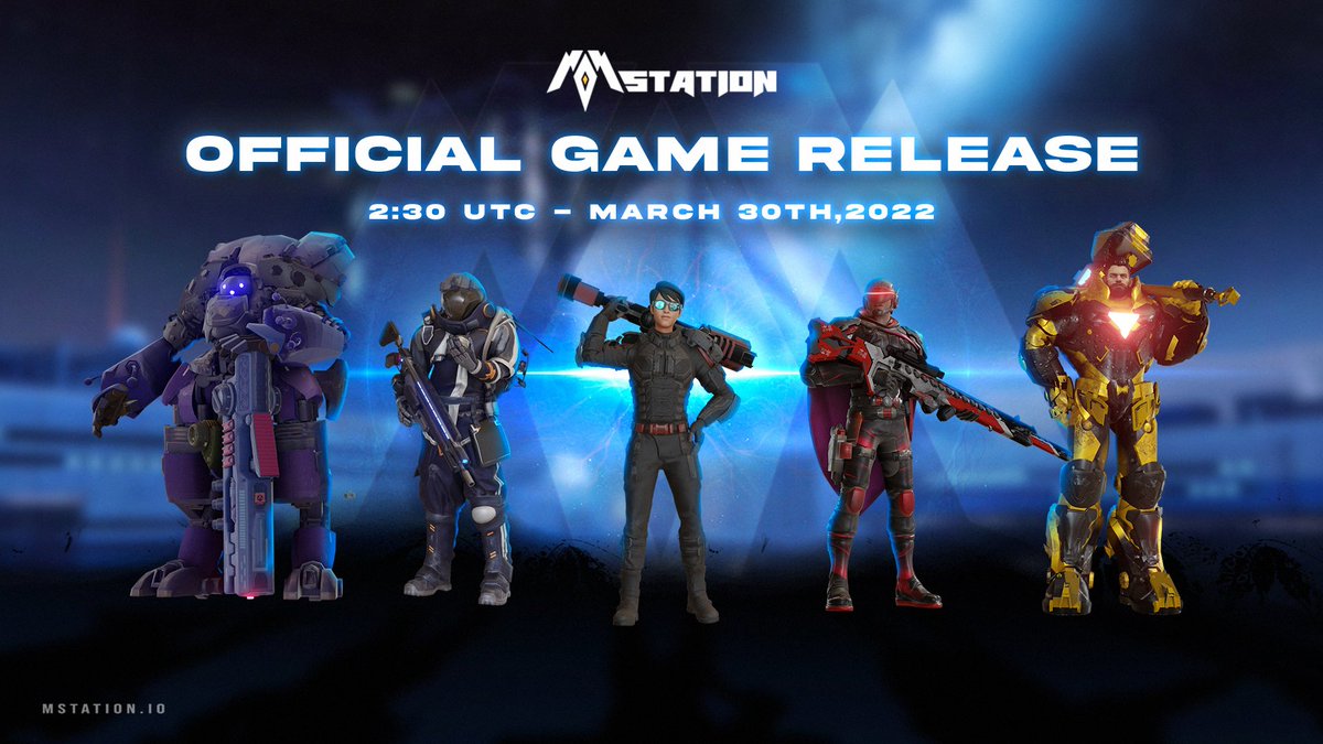 📢 OFFICIAL GAME RELEASE ANNOUNCEMENT 

⏳  The Official Game will be available at 2:30 (UTC) on March 30th, 2022

No matter who you are, come to protect the MStation!

📌Detail: mstation-bscs.medium.com/official-mst-g…
