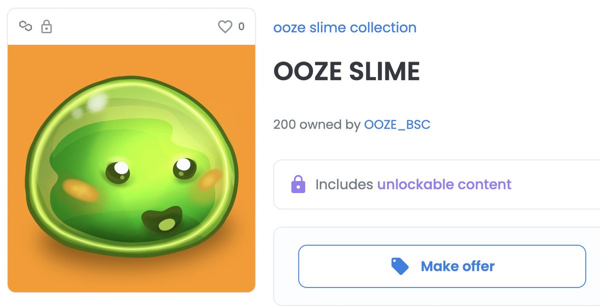 ooze_bsc's tweet photo. You can check out our first #NFT collection! We will be giving away our NFTs to active members, marketing partners and contest winners. If you own an OOZE NFT, you own a spot on the whitelist!

https://t.co/Cm7dRdrRCt https://t.co/Ze7fLlFpy0