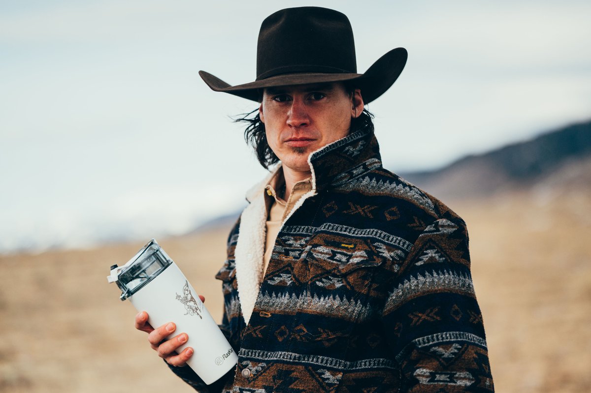 TheFlasKap's tweet photo. Ambassador Collaboration with Pro Bull Rider, Stetson Lawrence. https://t.co/fB4OdAa0sd