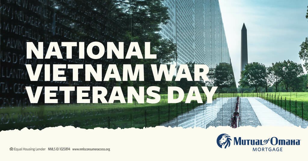 We will never forget.
 
#NeverForget #NeverForgotten # VietnamWarVeteransDay #MutualMortgage #betheforce