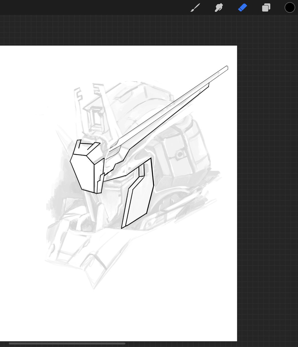 ガンダムを練習してるの図 