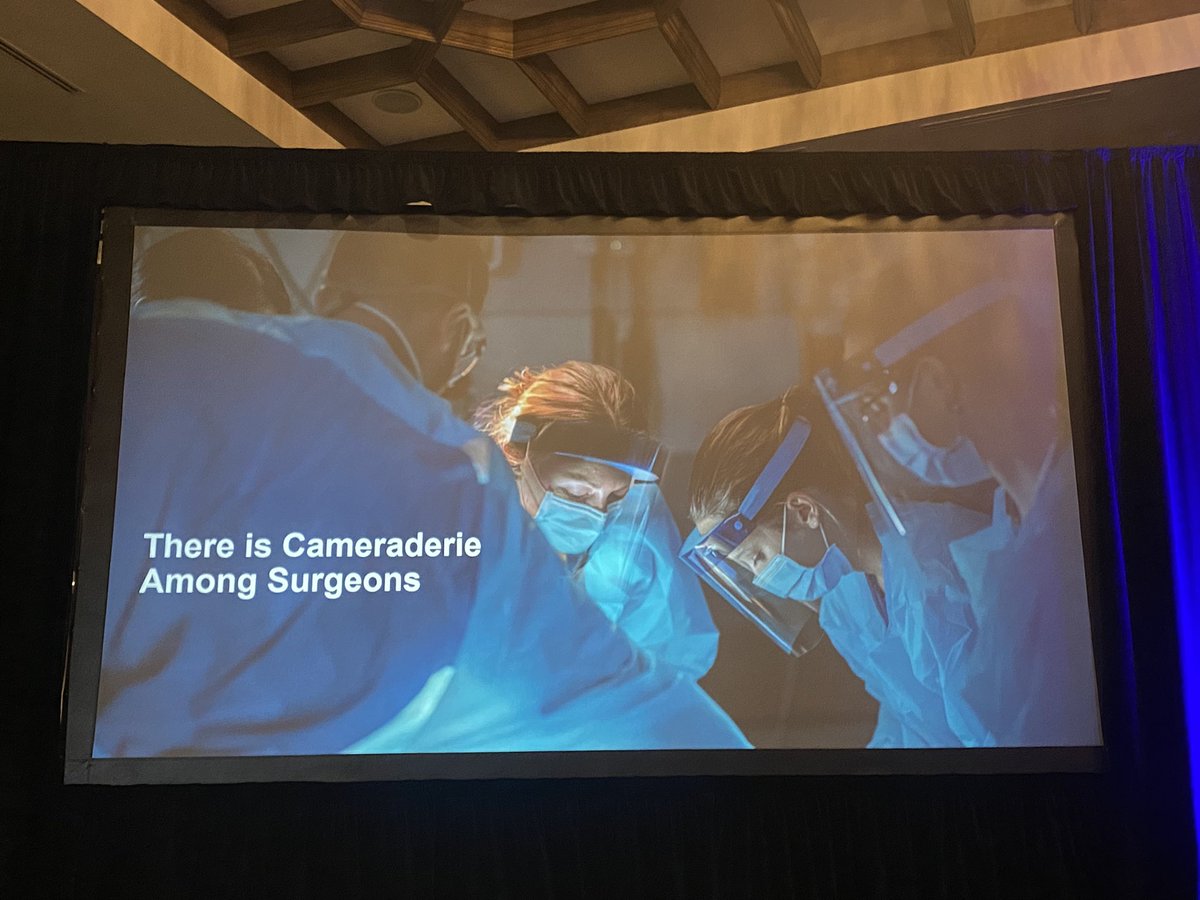 drcaraking's tweet photo. “Surgery is not what we do, but who we are.” @pturnermd is breaking down silos between surgical sub specialties- more that unites us than divides us!! #strongertogether #SGS2022 @GynSurgery https://t.co/1xjjAWo2wO