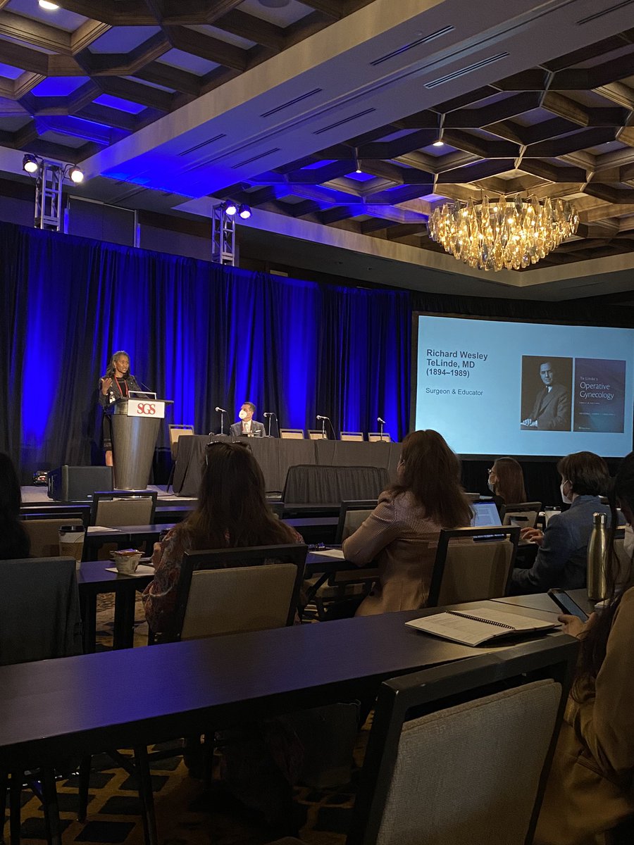 USFUrogyn's tweet photo. Listening to the incredible Dr. Turner’s lecture “Surgeons: More to Unite Us than Divide Us” at the SGS 48th Annual Scientific Meeting #SGS2022 #womeninsurgery https://t.co/cS5zzrXPH9