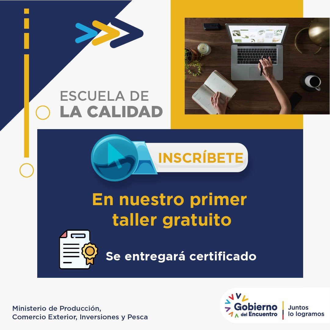 Produccion_Ecu's tweet photo. ¡Inscríbete al 1er taller gratuito de la   𝐄𝐬𝐜𝐮𝐞𝐥𝐚 𝐝𝐞 𝐥𝐚 𝐂𝐚𝐥𝐢𝐝𝐚𝐝! 

Tema: Innovación y calidad para la industria en economías Emergentes: análisis del contexto y riesgos/INCAE Costa Rica. 

🔗Link de inscripción: https://t.co/eh3rwzKkGq
⏰4 pm
📌Cupos limitados https://t.co/8sKE3oCRgW