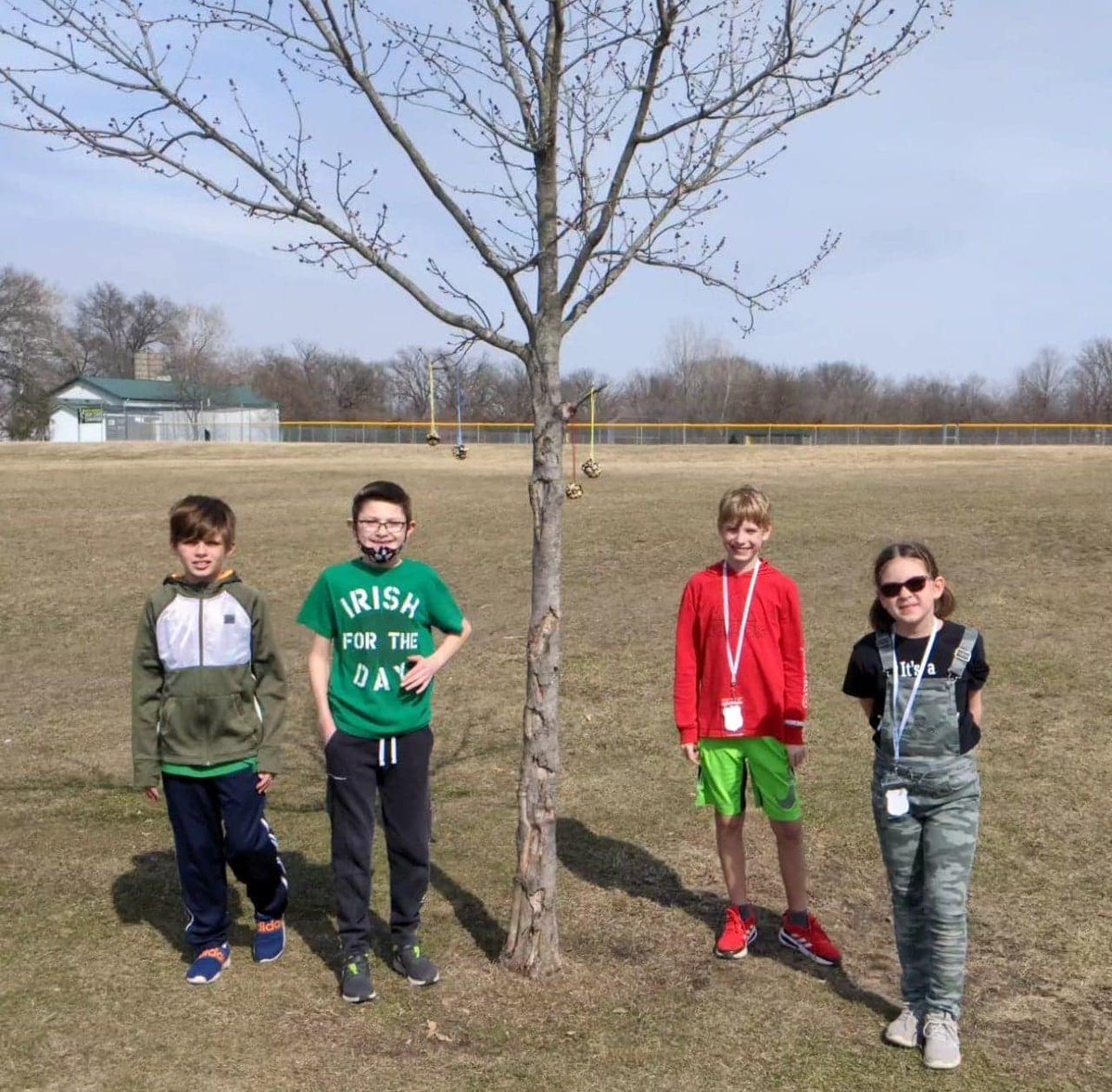 Homer33c's tweet photo. 4th grade Butler rangers hung homemade bird feeders all around the school last week. We can’t wait to see what kind of birds come to visit!
#NoPlaceLikeHomer #Every33CDayCounts https://t.co/cuvYJIQM1h