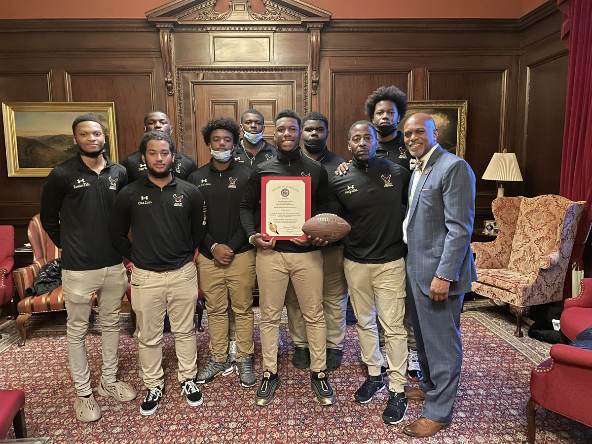 Thanks to Senator Ron Watson for the opportunity to visit the MD State House yesterday. Our players were extremely honored for the recognition.