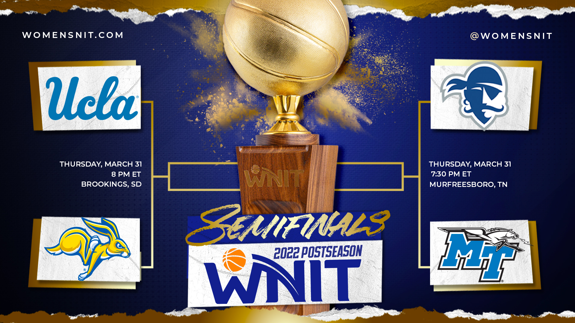 WNIT on Twitter "Our 4⃣ teams are set for the 2022 Postseason WNIT