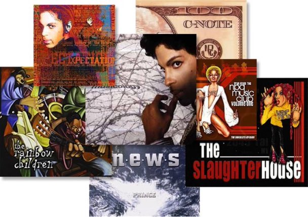 HOLY #PrinceHitstory! On this day in 2004 #Prince released: Musicology, The Chocolate Invasion, The Slaughterhouse, C-Note, The Rainbow Children, Xpectation and N.E.W.S on the #NPGMusicClub! Whew! 

You have to pick one! Which is your favorite of these @Prince albums?