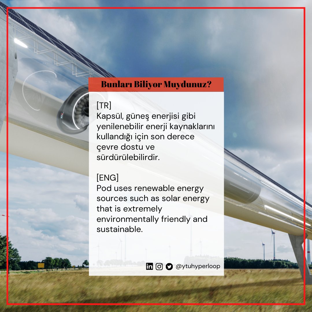 ytuhyperloop's tweet image. Hyperloop hakkındaki bu bilgileri biliyor muydunuz?
Did you know these information about Hyperloop?
#starloop #hyperloop #mechatronics #ytu #engineering #elonmusk