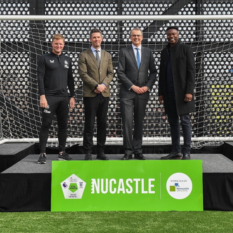 NU_Foundation's tweet photo. Welcome to 𝗡𝗨𝗖𝗔𝗦𝗧𝗟𝗘, powered by @NewcastleBSoc, the new home Newcastle United Foundation.

Our hub for education, wellness, sports and recreation is now open for our community 💙