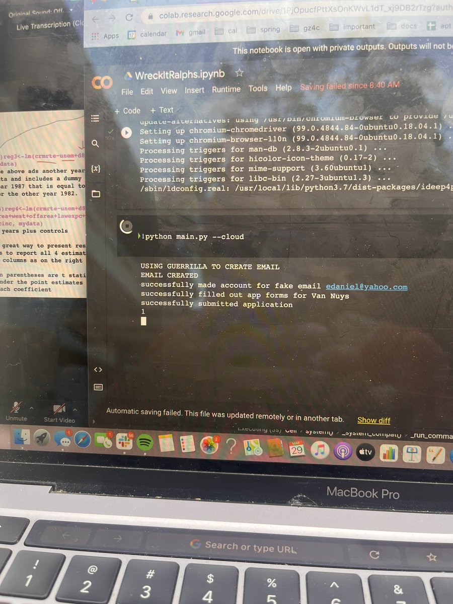 EliseJoshi's tweet image. 48,000 grocery store workers at Kroger-owned stores are on strike, and Ralph’s is hiring scabs. Now I’m in class and successfully sending Ralph’s false job applications using code made by @SeanDaBlack 😈