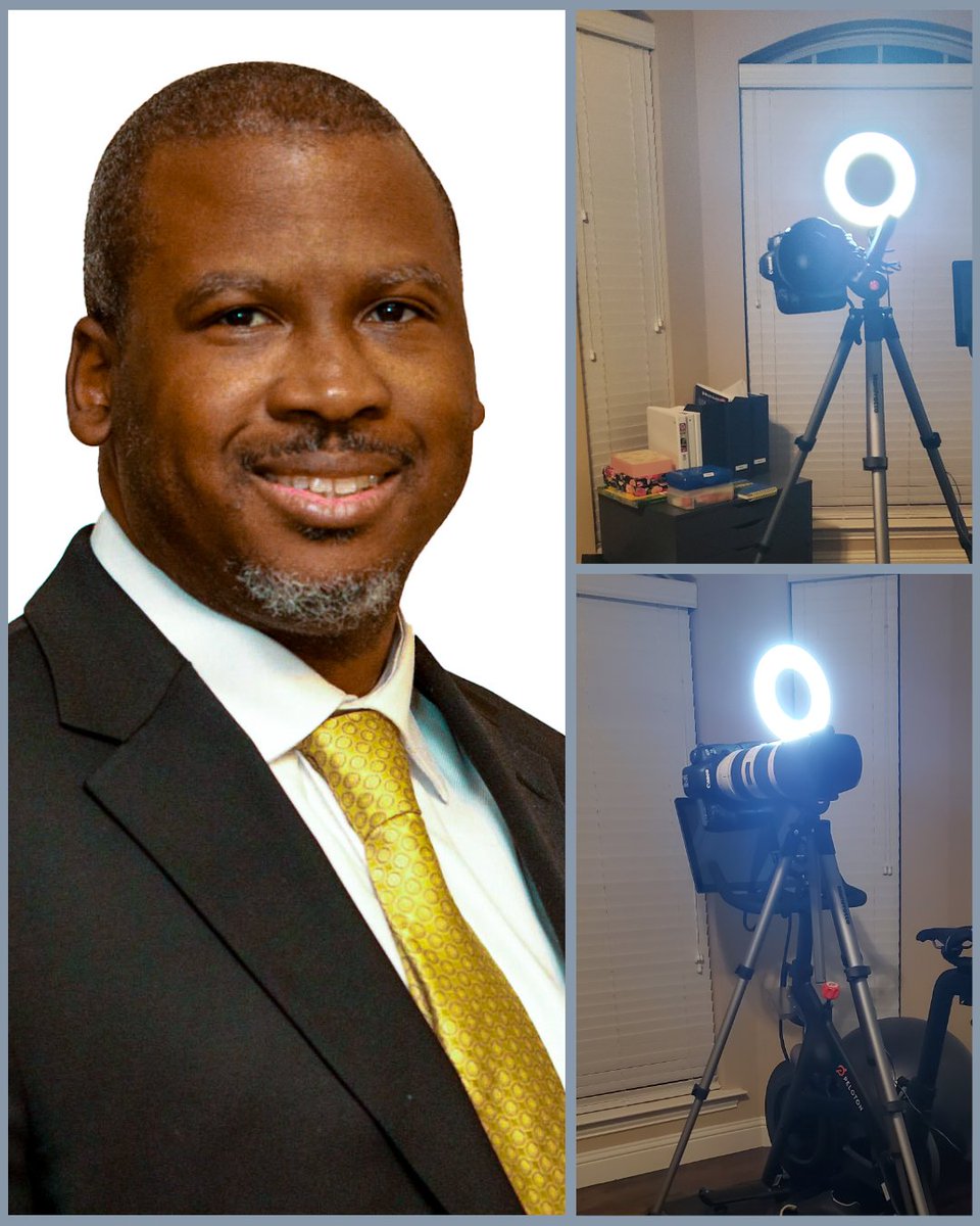 lax2dfw's tweet photo. Quick home office set up to take my headshot: Tripod, light ring, and me. I was done in less than 30 mins. Now, I need to book a professional session.
#homestudio #lightring #tripod #5DM4 https://t.co/iKH7mZkXVI