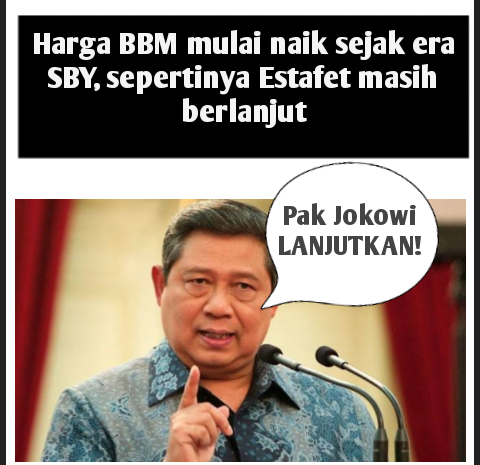 Zaman SBY kita disuruh ngirit BBM, Zaman JOKOWI kita disuruh beli BBM dengan Harga Tinggi

Pertamax Pertalite Pertamina