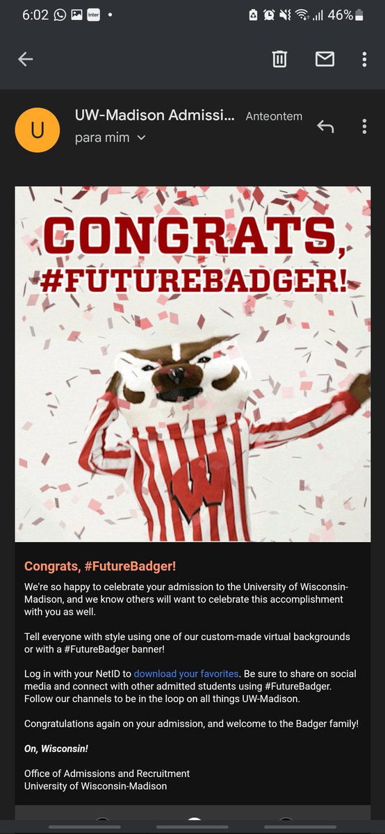 cabellocarpnter's tweet photo. oi galera, vocês acompanharam a minha luta nos últimos anos para conseguir passar em alguma universidade E EU PASSEI NA UNIVERSITY OF WISCONSIN MADISON COM BOLSA QUE COBRE TODOS OS GASTOS DIRETOS, mas eu ainda tenho gastos e preciso de ajuda de vocês https://t.co/vFYDgppNUe https://t.co/aEm2idDMzp