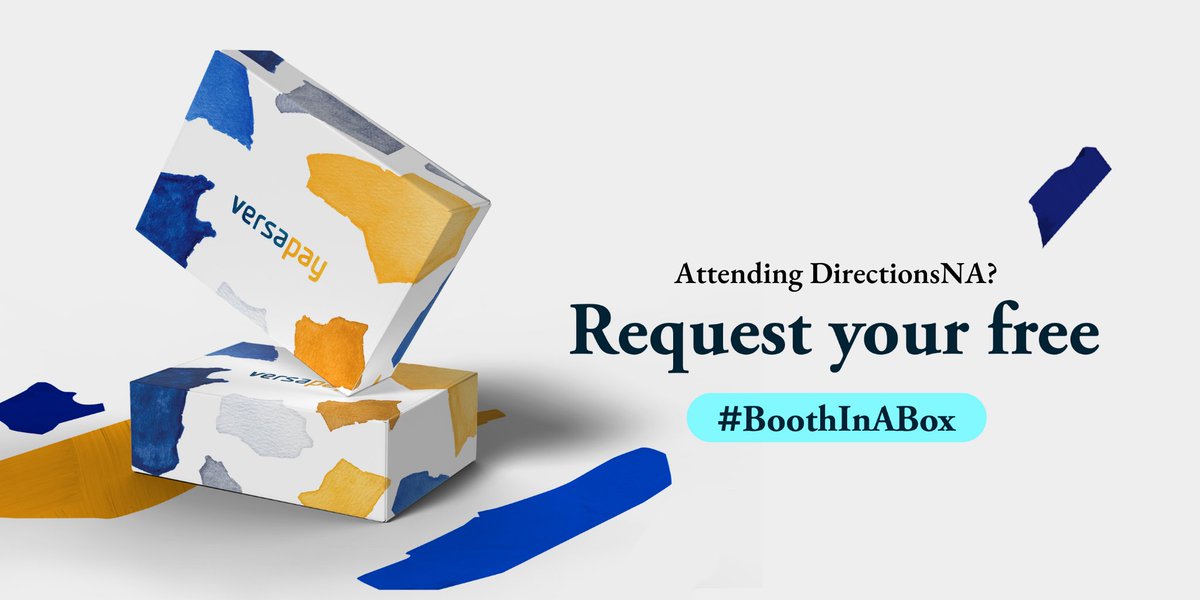 Versapay's tweet photo. Attending #DirectionsNA? Request your free #BoothInABox for swag delivered to your front door, so you donβt have to carry it home with you. πΏ π π Plus, you'll gain access to our #MindTheARGap contest! https://t.co/3ZvlF1EGdM
@DirectionsNA #MSDyn365BC #MSDynNAV #giveaway https://t.co/Ckw5DiYGKT