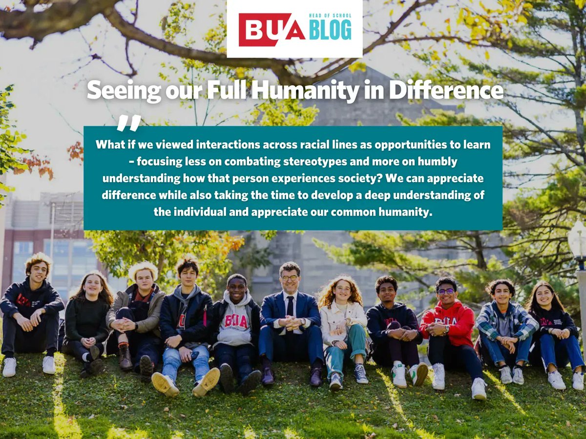 BUAcademy's tweet photo. This week on the Head of School Blog, @ckolovos shares the impact of a recent Parent Education Series Talk by Dr. Claude Steele, who shared insightful knowledge and solutions to combat stereotype threat. Full post here: https://t.co/HGTchSlFYI #headofschoolblog #buablog #hosblog https://t.co/vSJNioRyjG