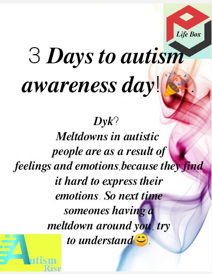 LifeBox0810's tweet photo. #asd 
#dyk 
#dykfacts 
#autism 
#autismawareness 
#knowledge 
#didyouknow 
#AutismRise https://t.co/b9sjWkEvEe