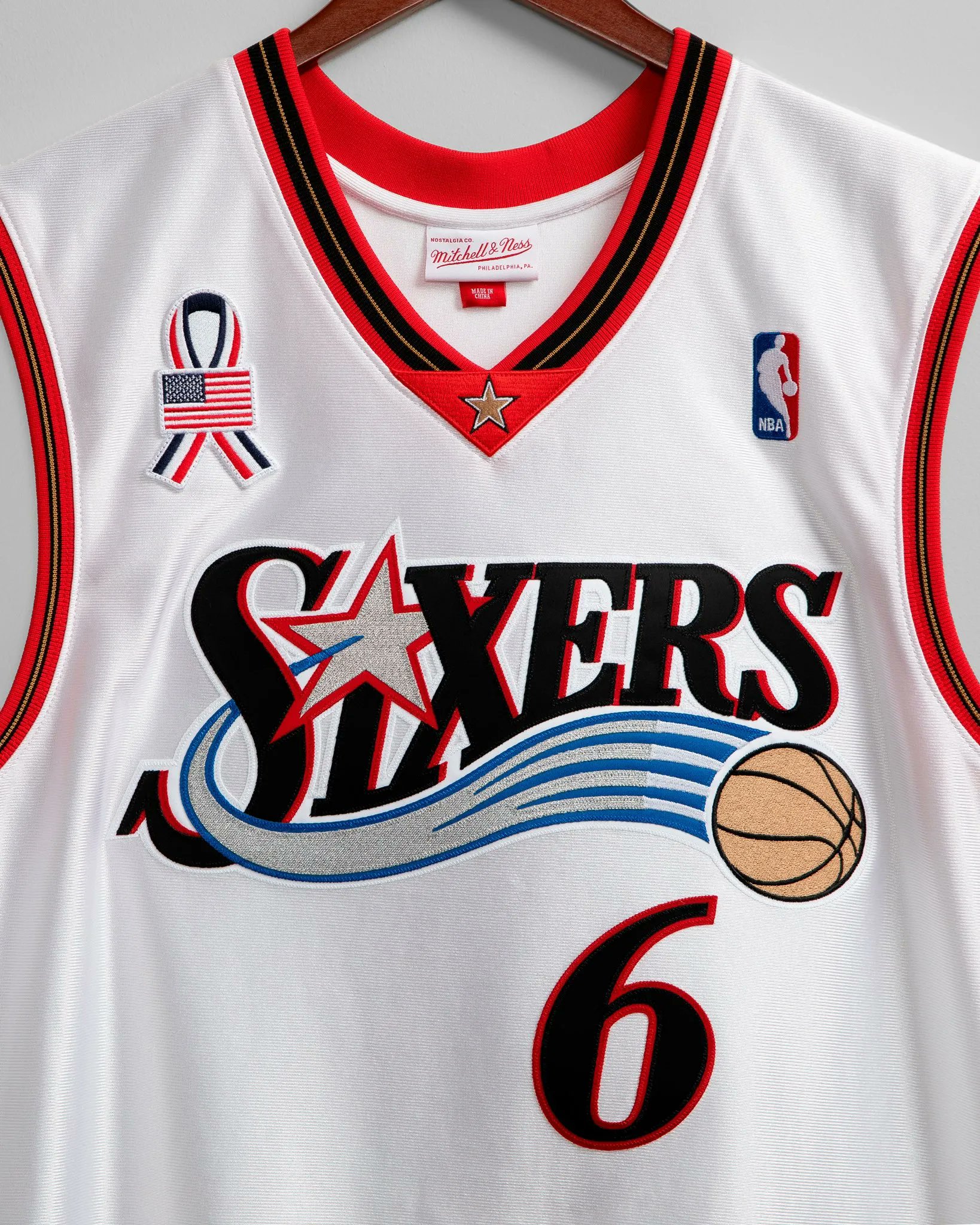 Introducing the Authentic #6 Allen Iverson 2002 Jersey. - Mitchell And Ness