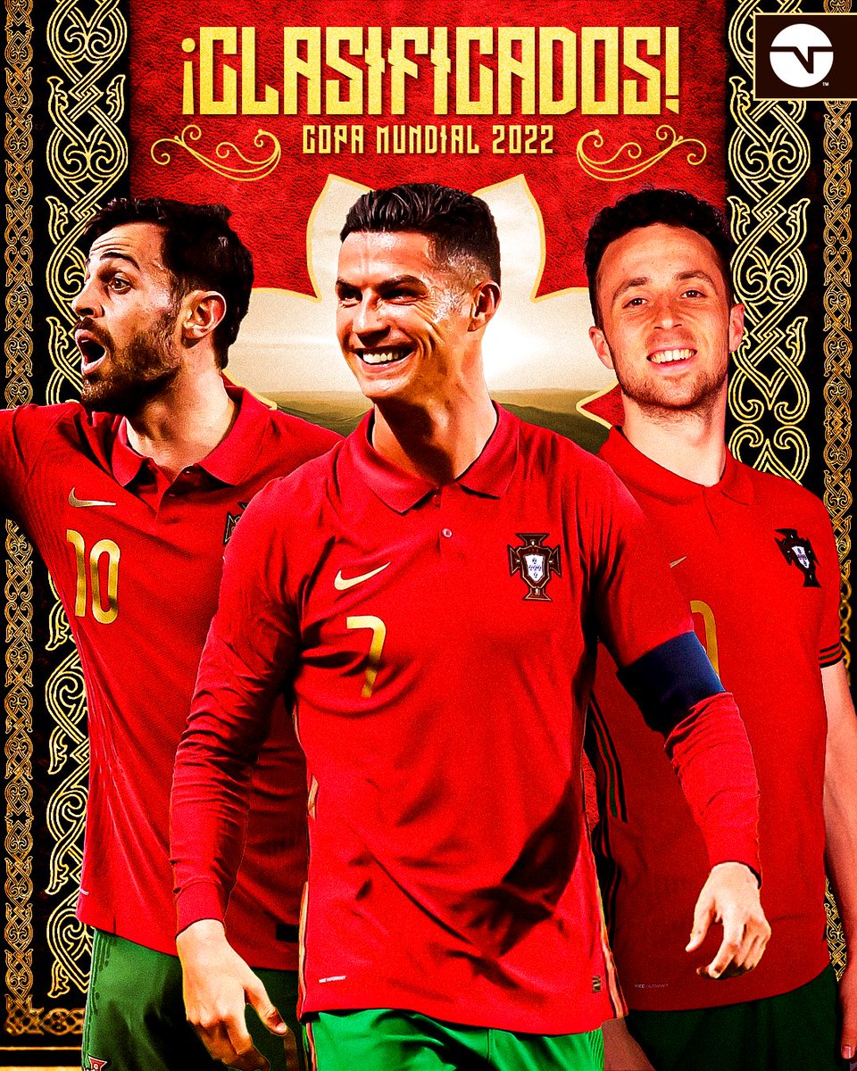 TNTSportsAR's tweet photo. CRISTIANO RONALDO VA AL MUNDIAL 🇵🇹

Portugal le ganó 2-0 a Macedonia y se metió en Qatar 2022 🏆

⚽⚽ Bruno Fernandes -2- https://t.co/jX1feXh8qK