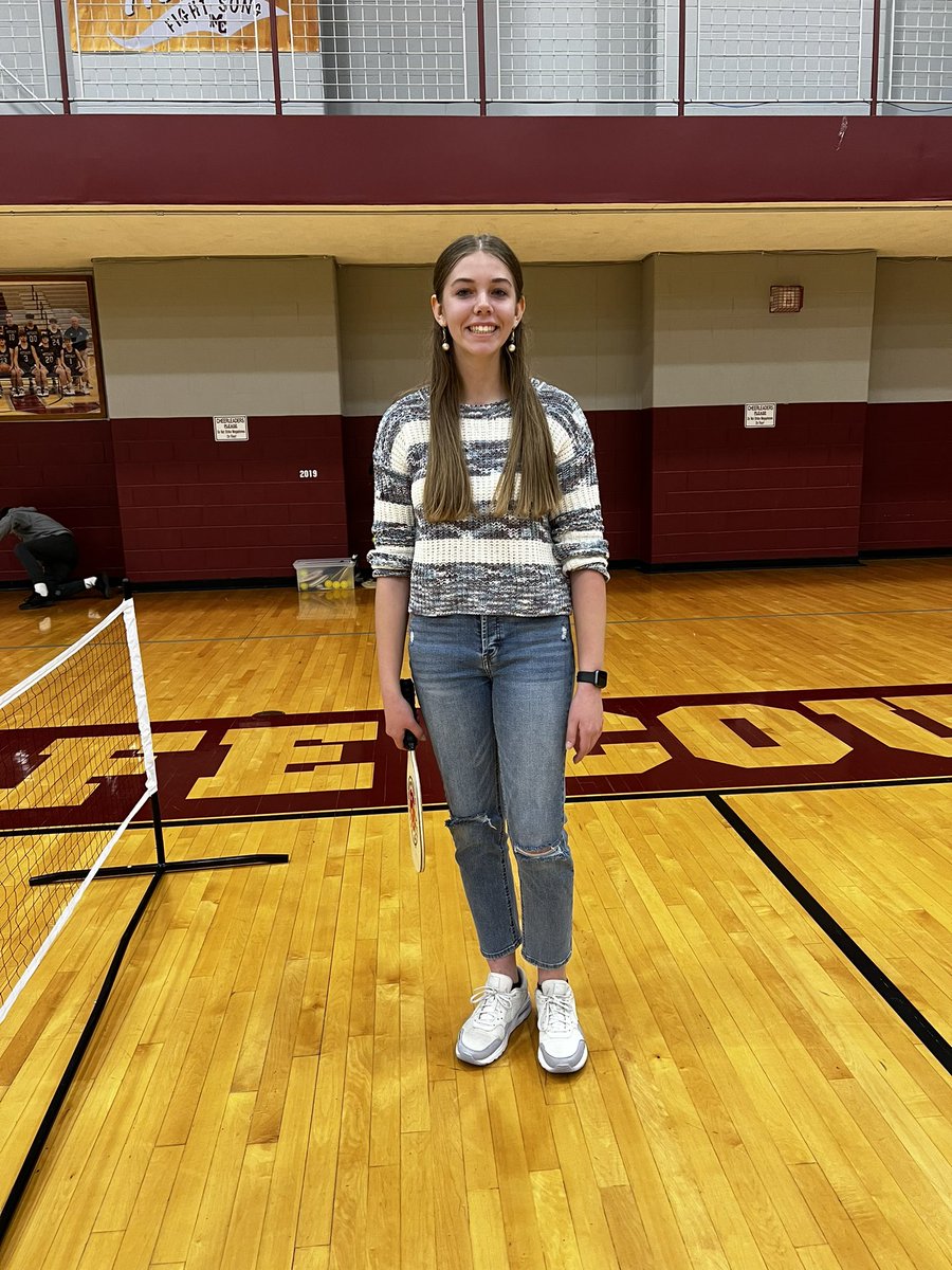 MetcalfeCoHigh's tweet photo. Congratulations to the following students for being the Pickleball singles Champions: 
Alyssa Williams - 4th Block
Jasper Petzak - 3rd Block https://t.co/EKoFnGdYBT