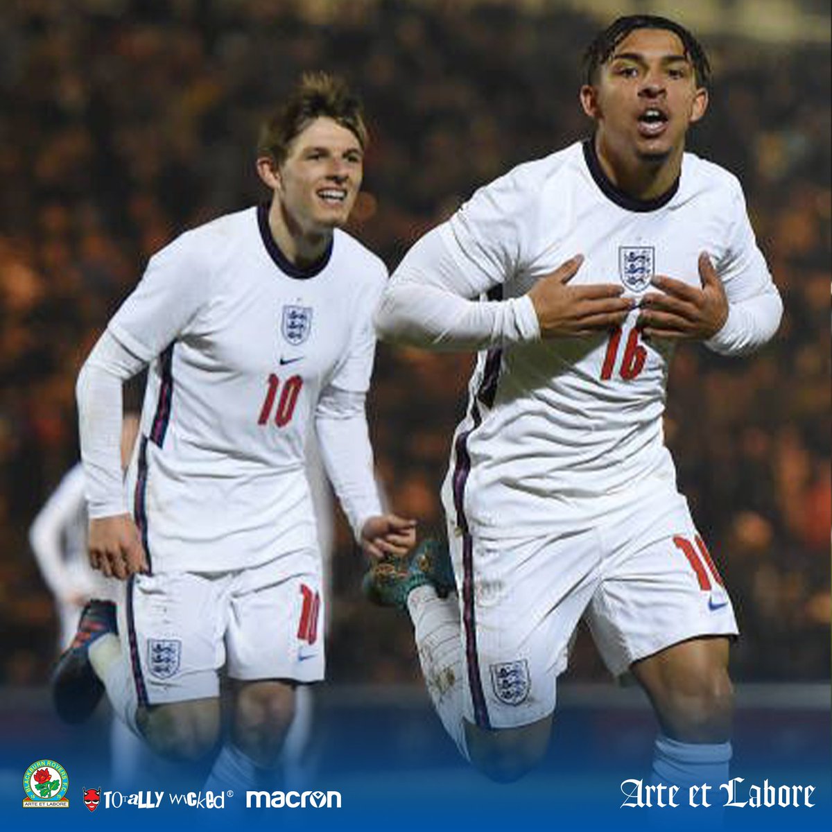 Rovers's tweet photo. 🏴󠁧󠁢󠁥󠁮󠁧󠁿 Tyrhys Dolan, England goalscorer.

That's it, that's the tweet! 

#Rovers 🔵⚪️ https://t.co/NEOj63tQHI